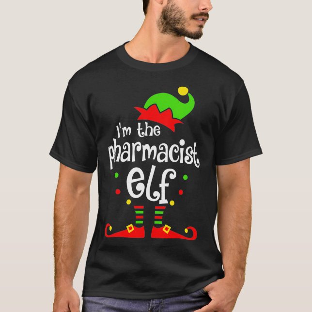 I bipacksedeln Elf Julafton Familj Friend Gift T Shirt (Framsida)