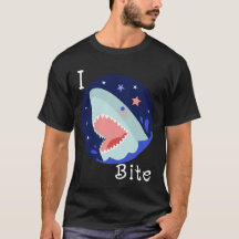 I Bita Cute Shark-White Brev