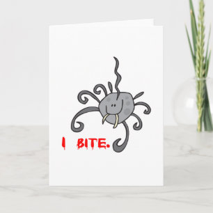 i bita, söt spindel kort