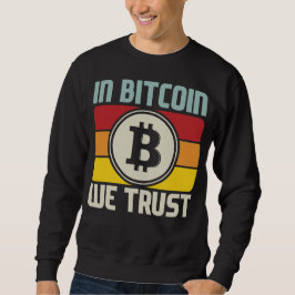 I Bitcoin Trust Lång Ärmad Tröja
