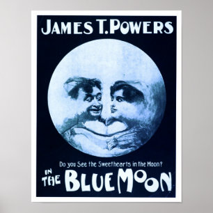 I blåa Måne-teatern Poster