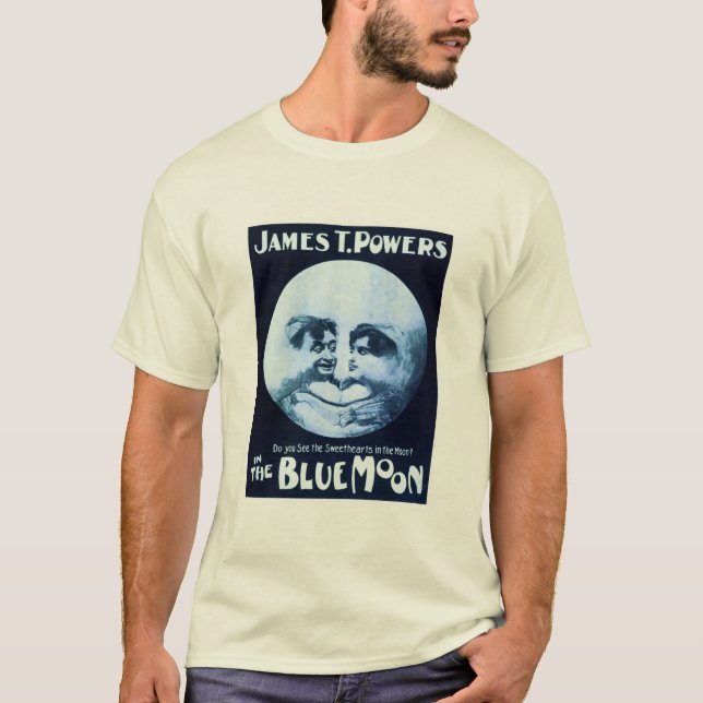 I blåa Måne-teatern Poster T-shirt (Framsida)