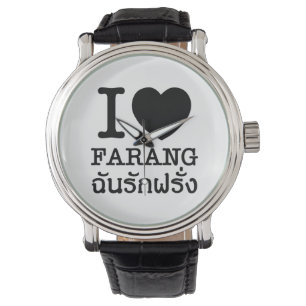 I Black Heart (Kärlek) Farang Armbandsur