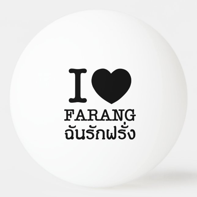 I Black Heart (Kärlek) Farang Pingisboll (Framsidan)