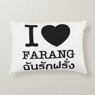 I Black Heart (Kärlek) Farang Prydnadskudde