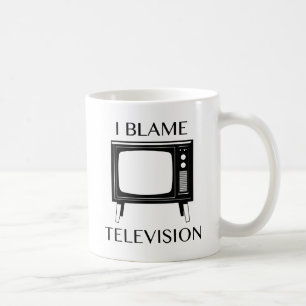 I Blame Television Kaffemugg