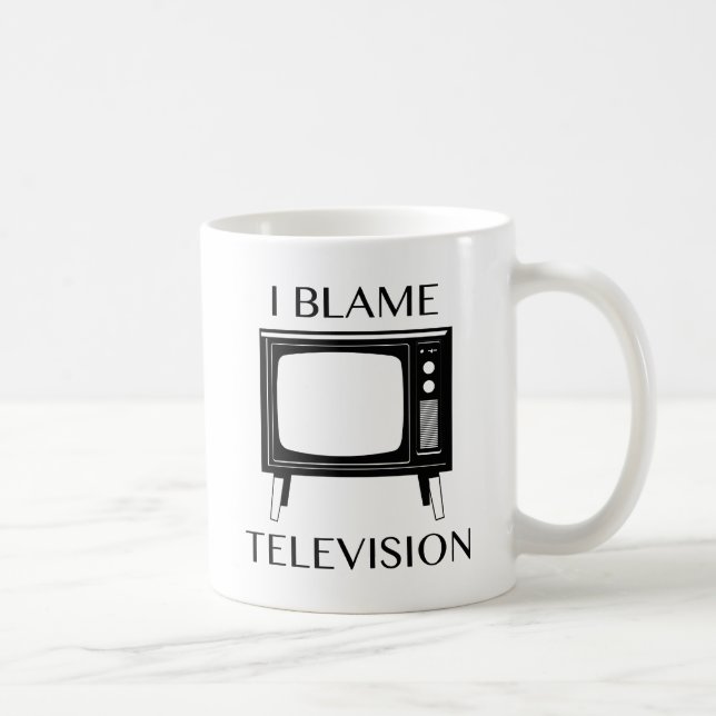 I Blame Television Kaffemugg (Höger)