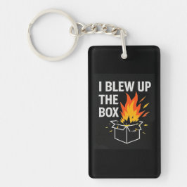 I blew up the box key chain