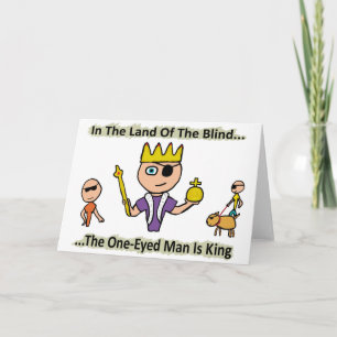 i Blindens land Kort