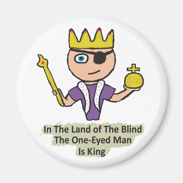 i Blindens land Magnet (Framsidan)