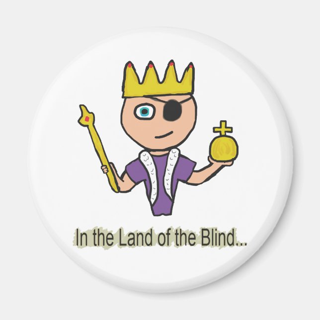 i Blindens land Magnet (Framsidan)