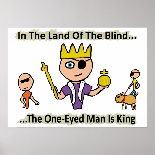 i Blindens land Poster (Framsidan)