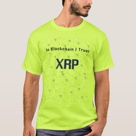 I Blockchain litar på jag XRP skvalpar T Shirt