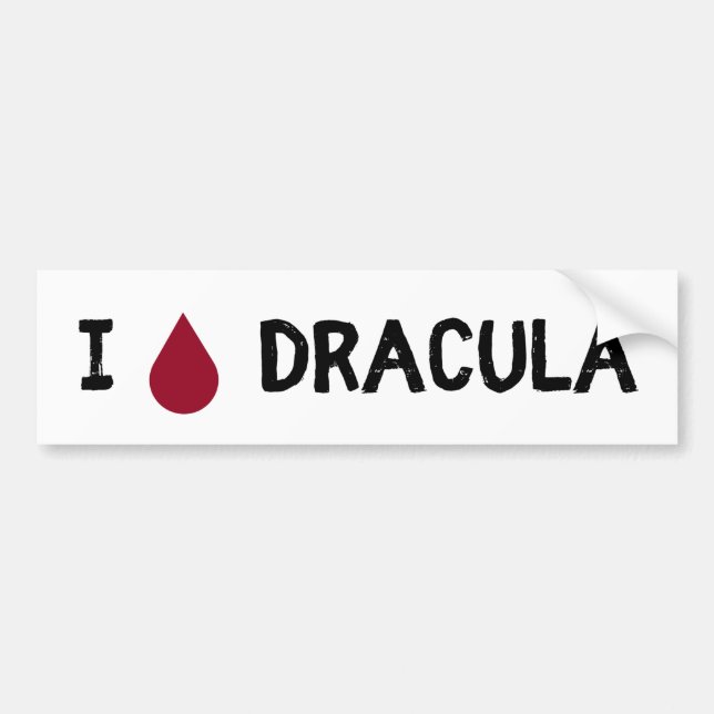 I [Bloddropp] Dracula Bildekal (Framsidan)