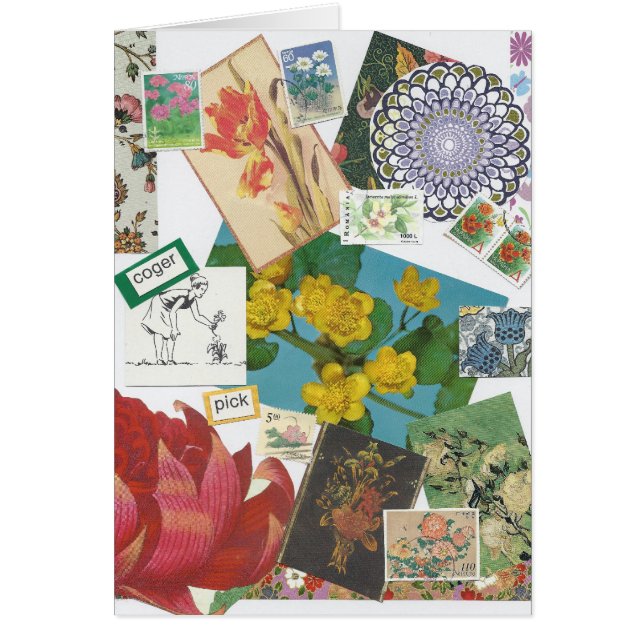 I blom hälsningskort (Framsidan)