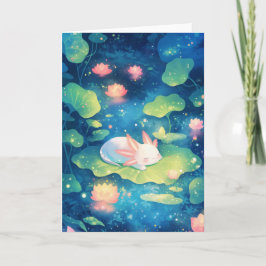 I blomstrande damm: Axolotl Sweet Escape Kort