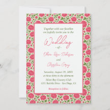 I Bloom Rosa Peony Blommigt Bröllop