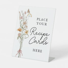 I Bloom Wildblommes Möhippa Recept Card-tecken