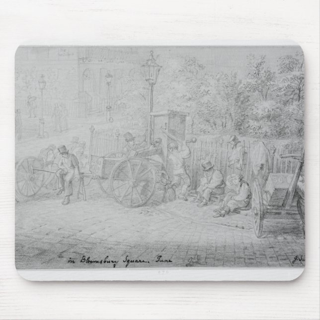 I Bloomsbury kvadrera under värmeböljan, 1828 Musmatta (Framsidan)