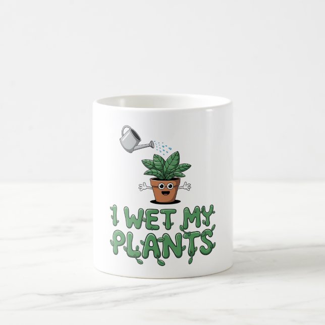 I Blöt Mina växter - Lönsam  design Kaffemugg (Center)