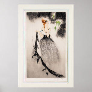 I bo 1922 av Louis Icart Poster