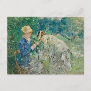 I Bois de Boulogne   Berthe Morisot Vykort