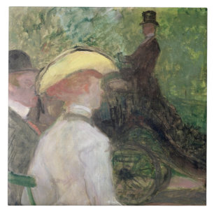 I Boisen de Boulogne, 1901 (olja på kanfas) Kakelplatta