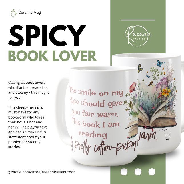 I Bok som jag läser Spicy Bok Älskare Mugg (Skapare uppladdad)