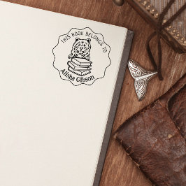 I Bok Tillhör man till, Cute Chow Chow Stämpel