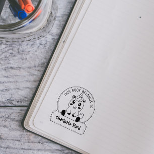 I Bok Tillhör man till, tillrättavisa Unicorn, Chi Stämpel