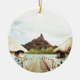 I Bora Bora Julgransprydnad Keramik