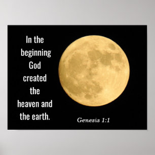 I början - Art print -Genesis 1 Poster