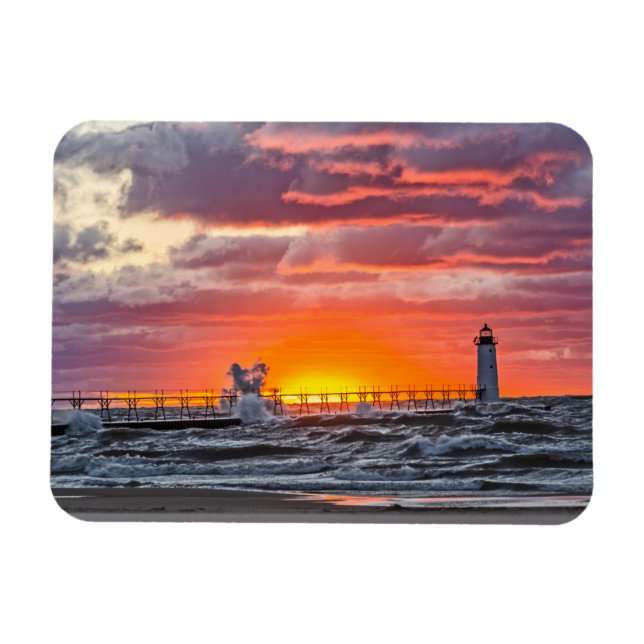 I början av solnedgången magnet (Horisontell)