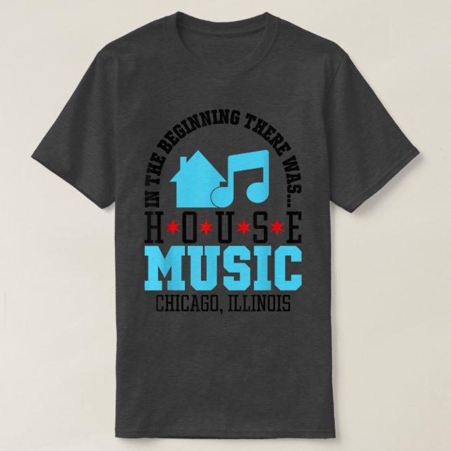 I början fanns House - Chicago House M T Shirt (Design framsida)