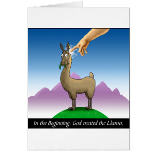 I början… hälsningskort