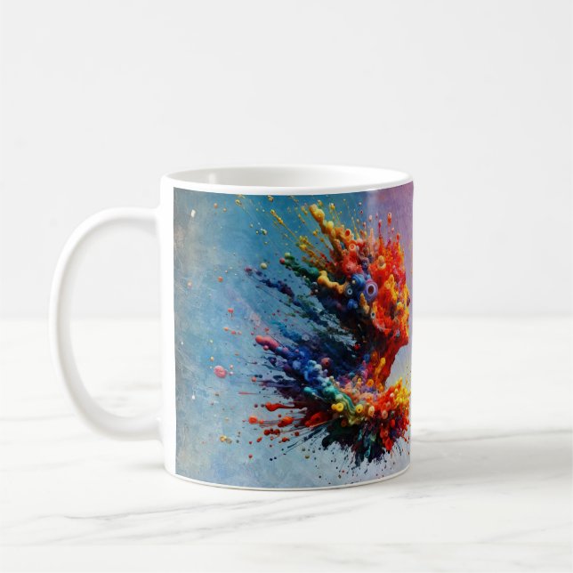 I början.. kaffemugg (Vänster)