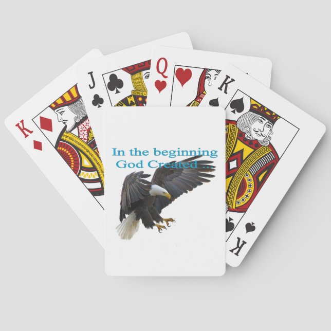 I början spel kort (Baksidan)