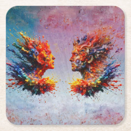 I början.. underlägg papper kvadrat