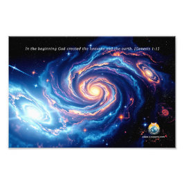 I början var det Gud och skapelsen som var en före Fototryck