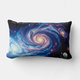 I början var Gud och skapelsen stor. Lumbarkudde