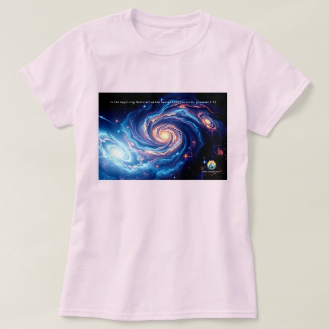 I början var Gud och skapelsen stor. T Shirt (Design framsida)