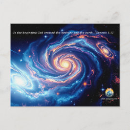 I början var Gud och skapelsen stor. Vykort