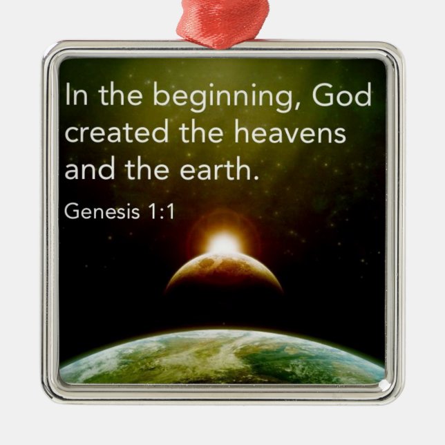 I börjanprydnaden julgransprydnad metall (Framsidan)