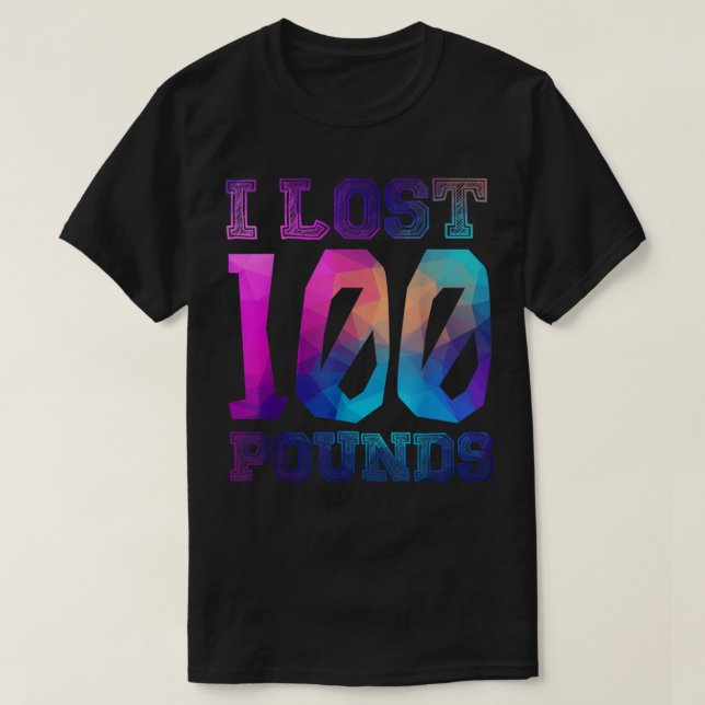 I Borttappad 100 Pounds - Meddelande om prisviktni T Shirt (Design framsida)