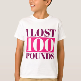 I Borttappad 100 pund, viktminskning, motivation o T Shirt