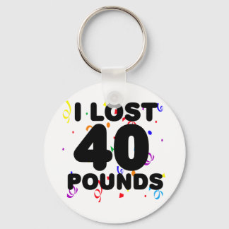 I Borttappad 40 Pounds Party Nyckelring