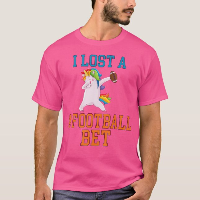 I Borttappad A Football Bet T Shirt (Framsida)