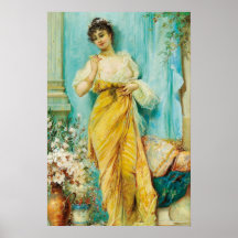 I Boudoir av Hans Zatzka - poster