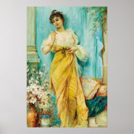 I Boudoir av Hans Zatzka - poster