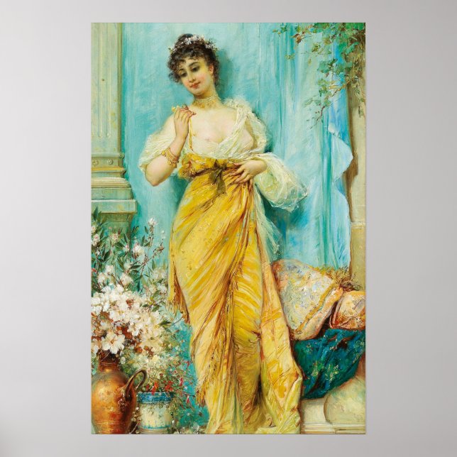 I Boudoir av Hans Zatzka - poster (Framsidan)